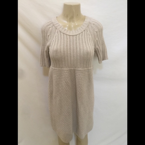 Moda International Size M Oatmeal Sweater Dress - Picture 3 of 8